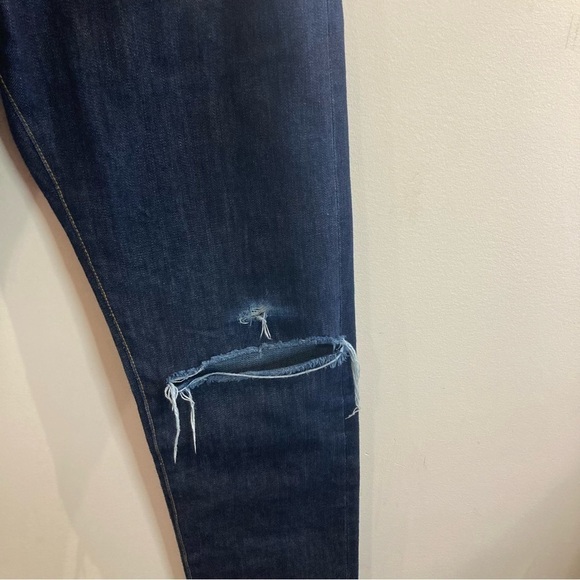 LEVI’S 501 Sz 32 x 32 Selvedge Made in Japan Ripped Knee Button Fly Jeans PCL16B - Picture 5 of 13